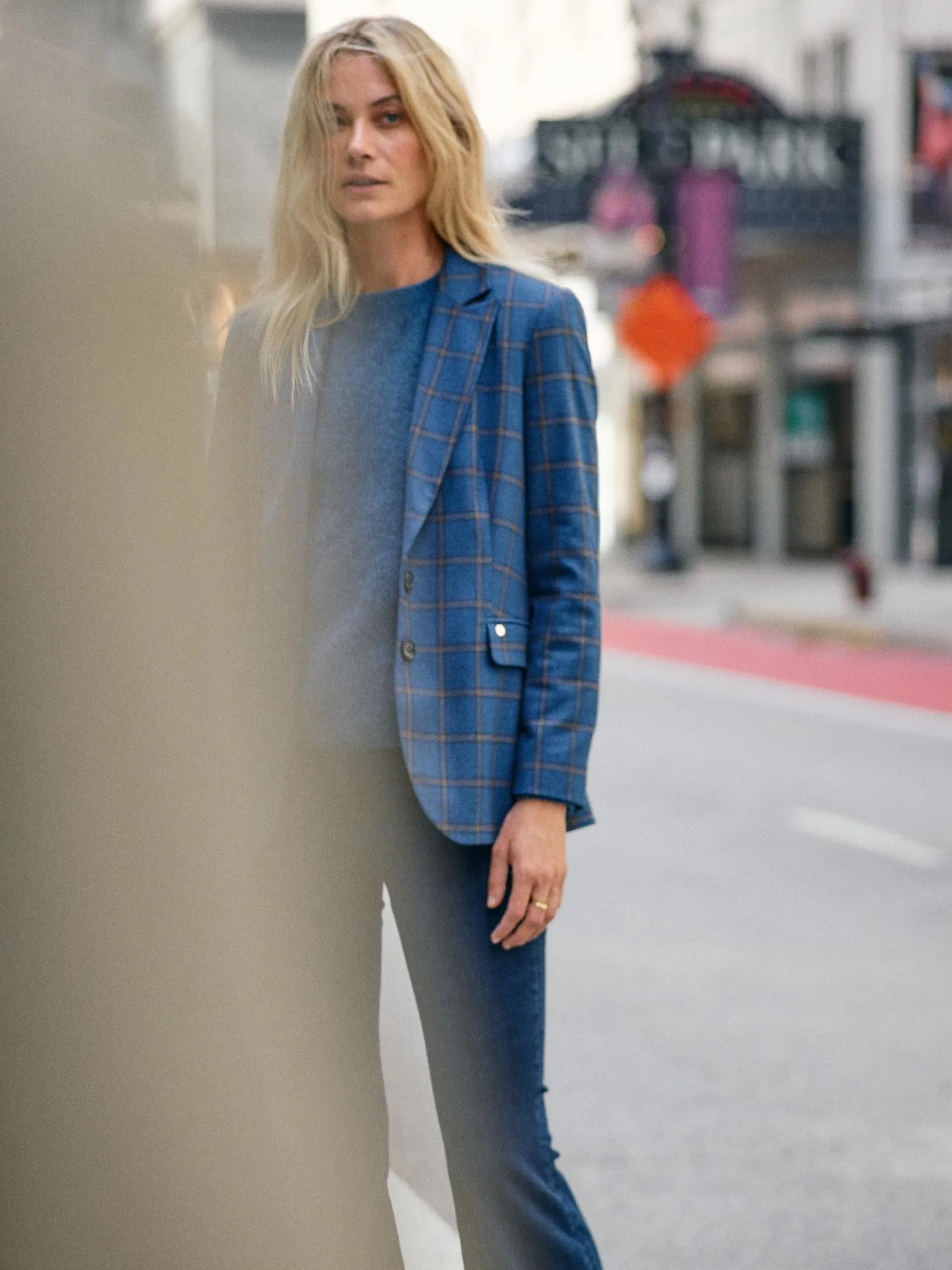 MM Mary Mora Blazer Blå