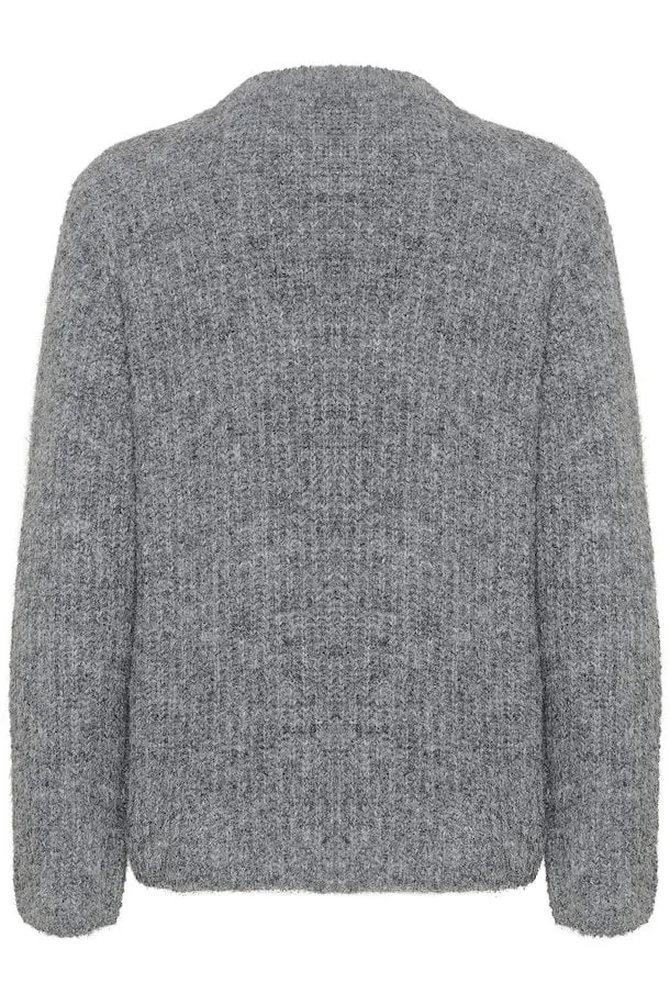 My Essential wardrope MeenaMW Knit Pullover Iron Grey Melange