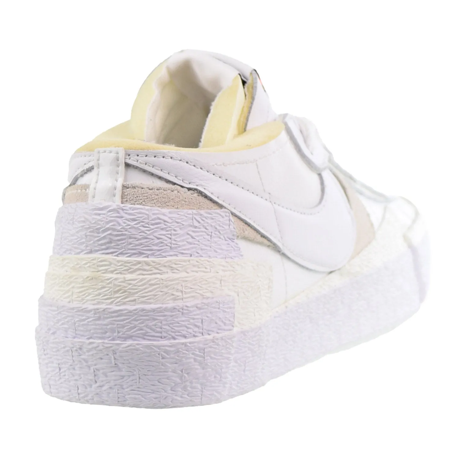Nike Blazer Low Sacai Patent Leather Men's Shoes White-Sail