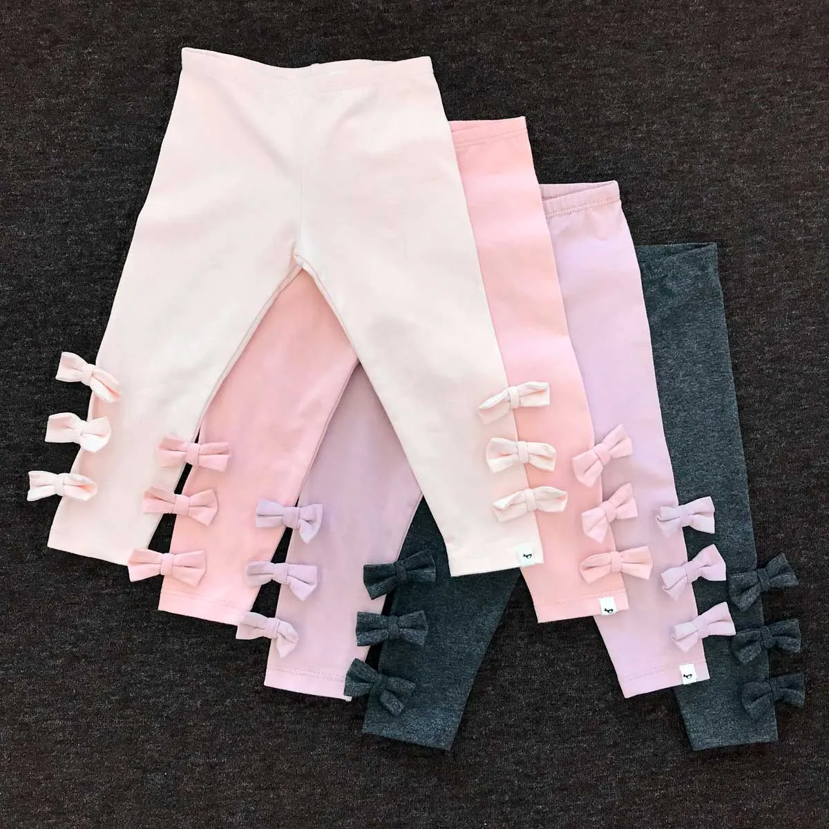 oh baby! Bow Leggings - Lavender