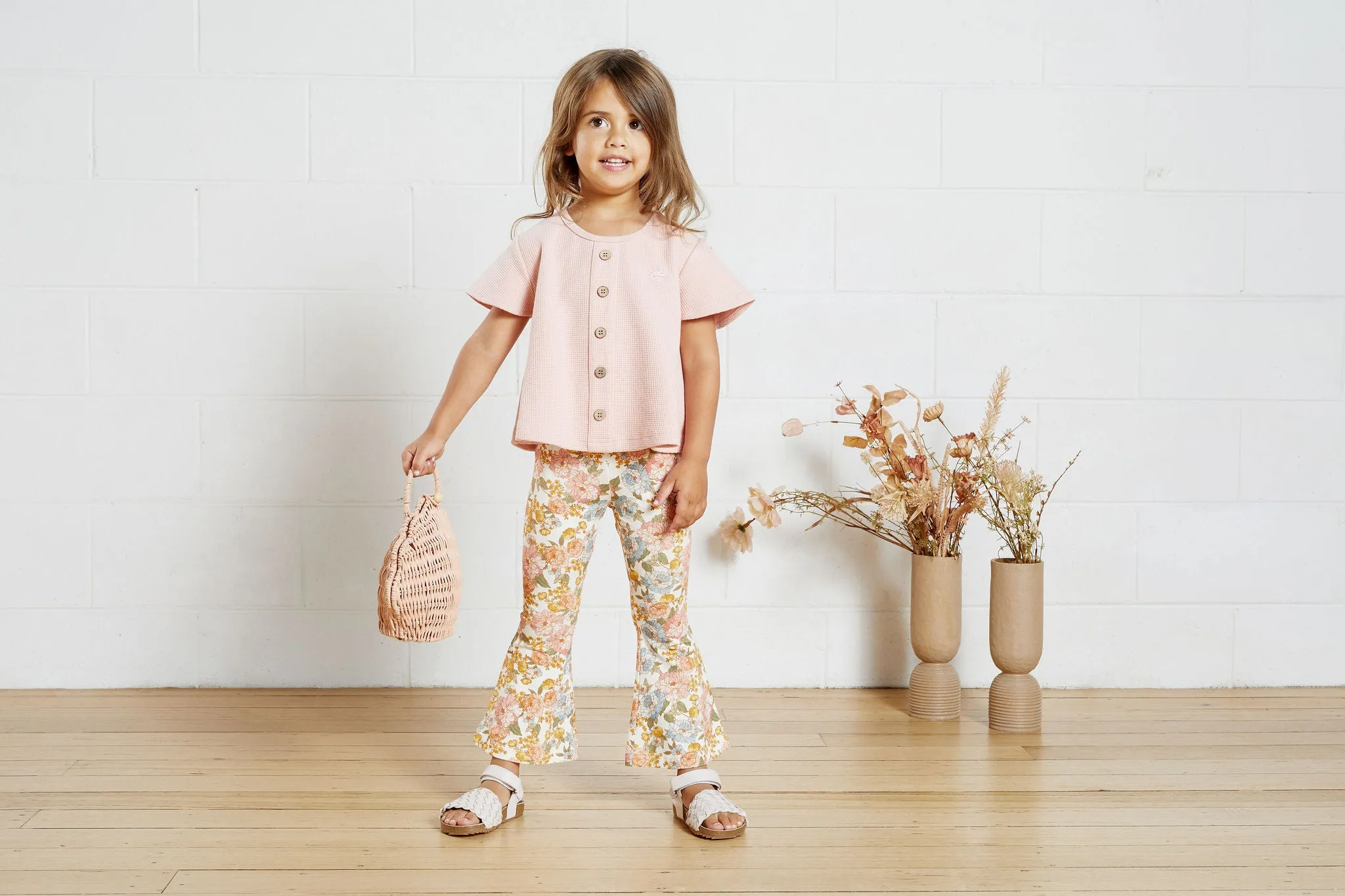 Peony Waffle Swing T-shirt