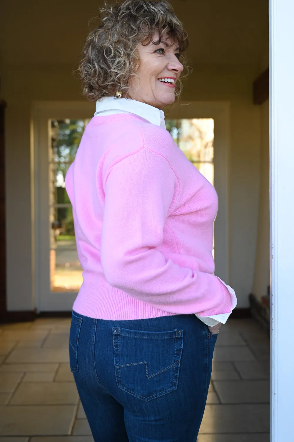 Petite 2 in 1 Knit Jumper | Pink