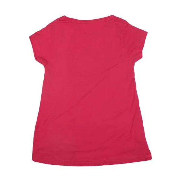 PINK GRAPHIC GIRLS T-SHIRT