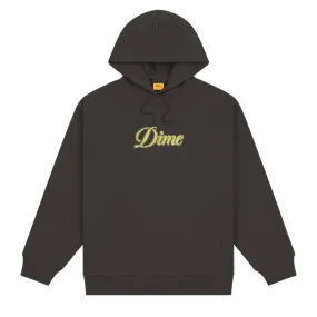 Pixel Cursive Pullover Hood, Vintage Black