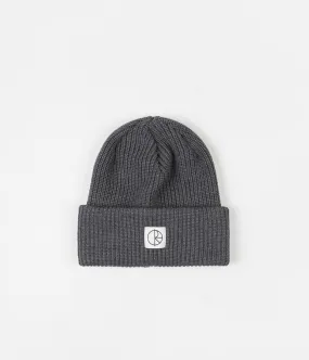 Polar Double Fold Merino Beanie - Heather Grey