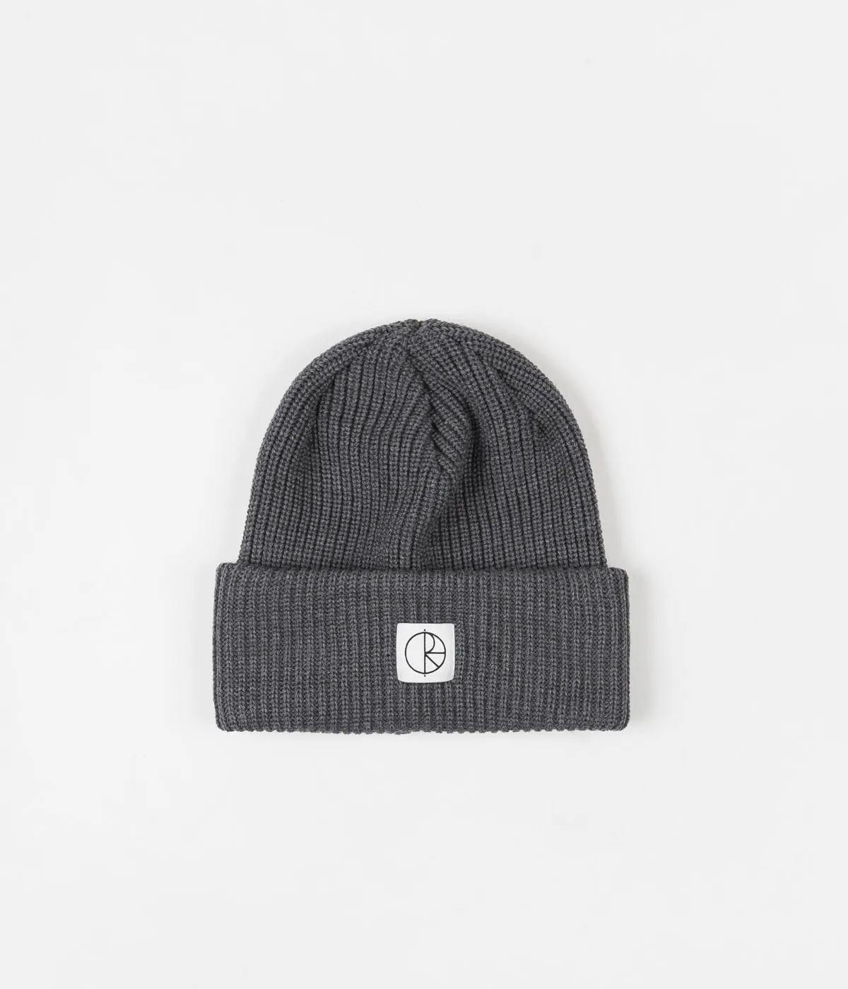 Polar Double Fold Merino Beanie - Heather Grey