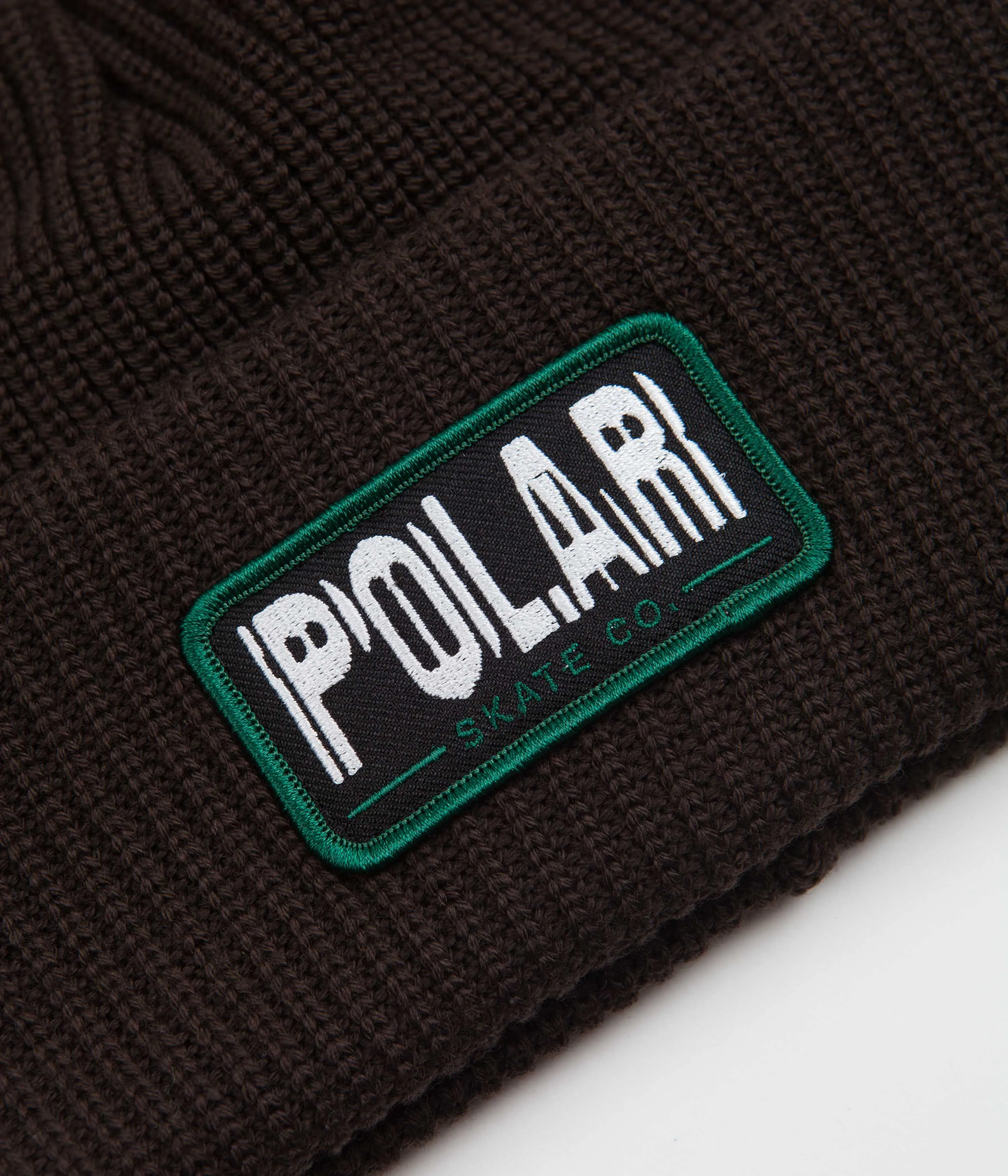 Polar Earthquake Merino Beanie - Brown