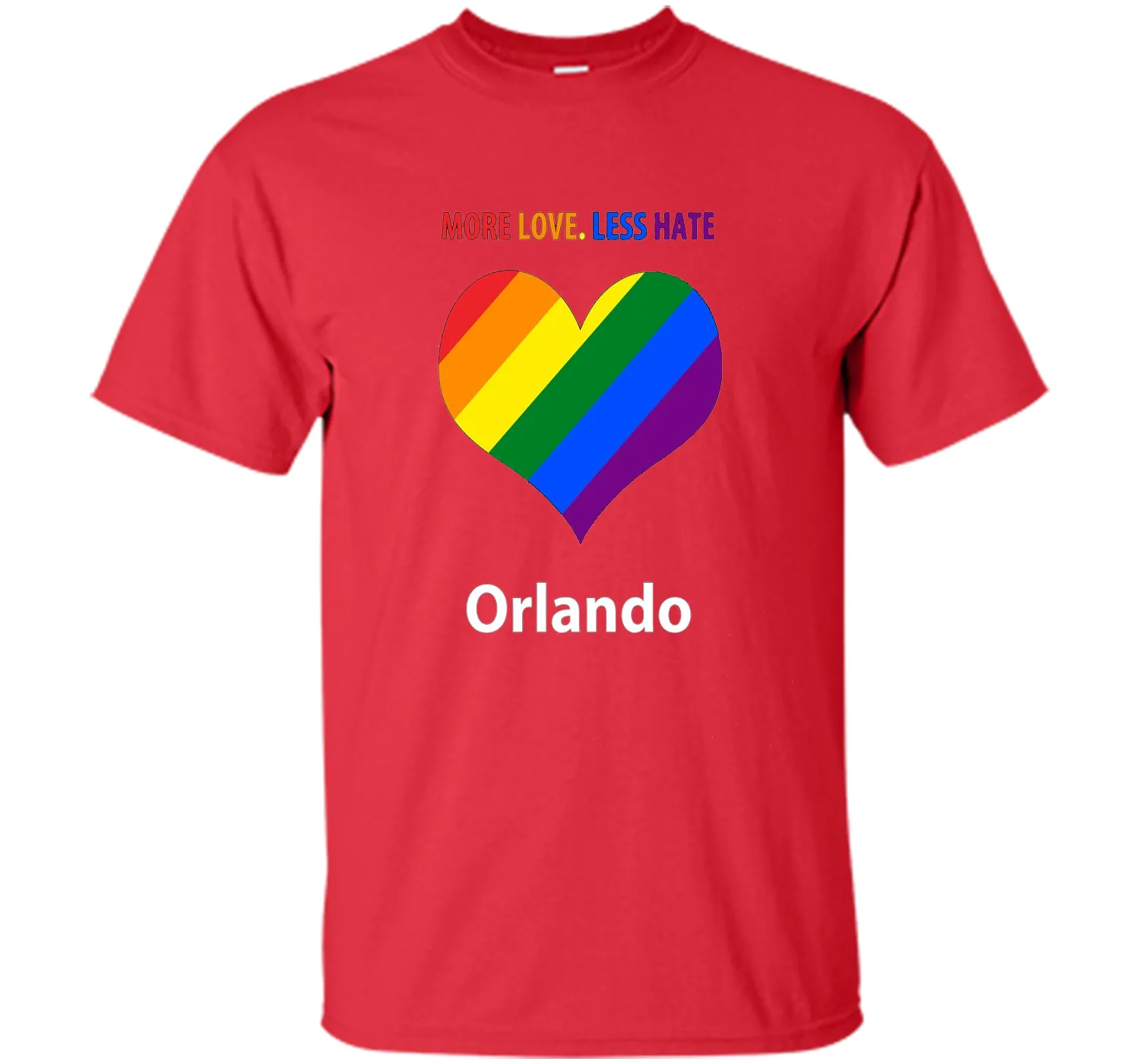 Pray For Orlando LGBT Pulse Pride Heart T-shirt