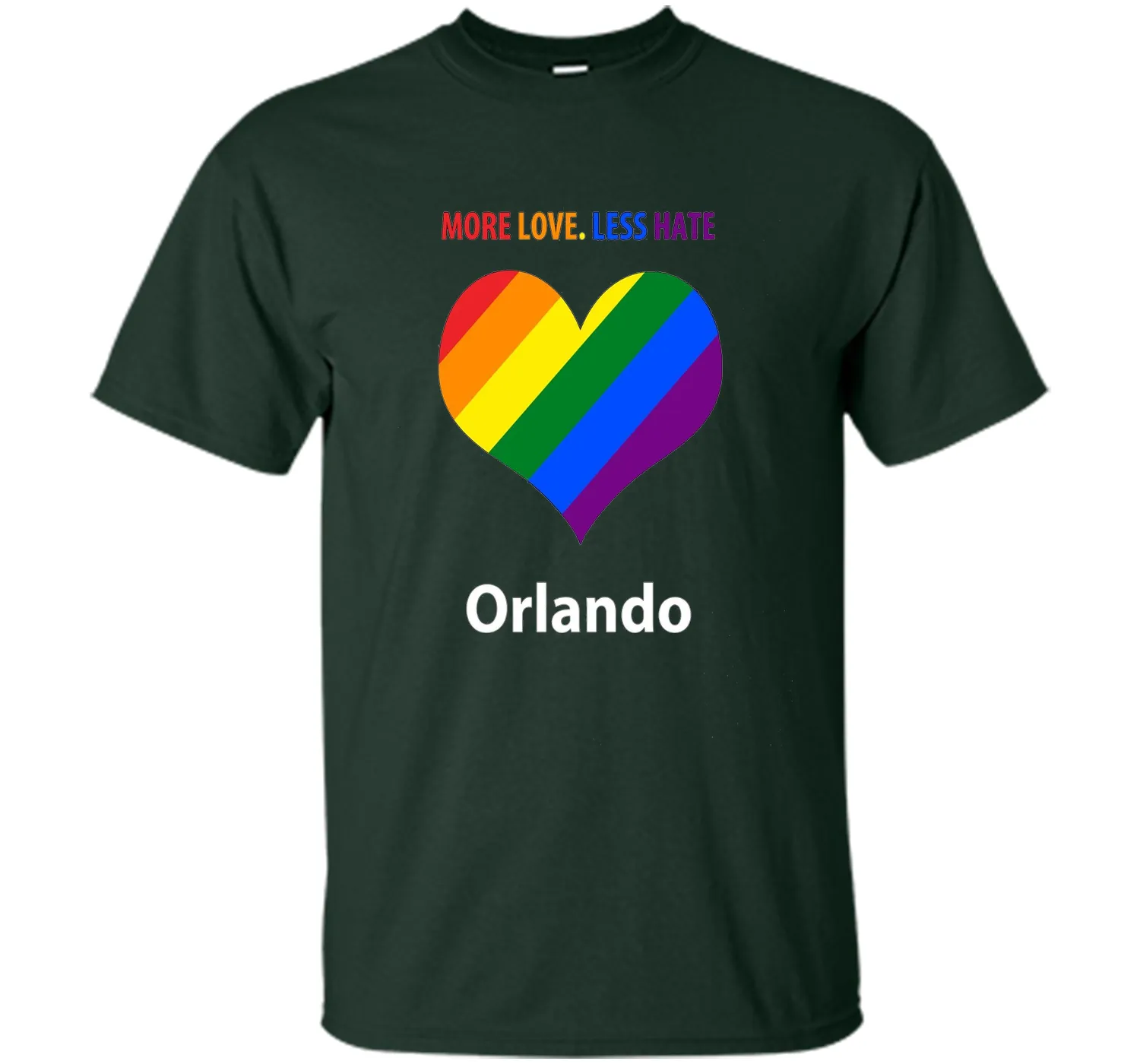Pray For Orlando LGBT Pulse Pride Heart T-shirt