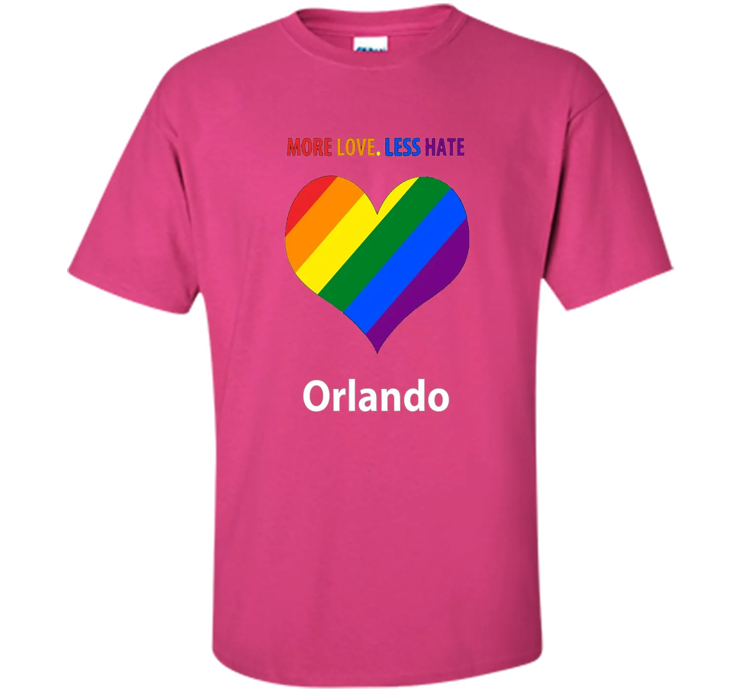 Pray For Orlando LGBT Pulse Pride Heart T-shirt