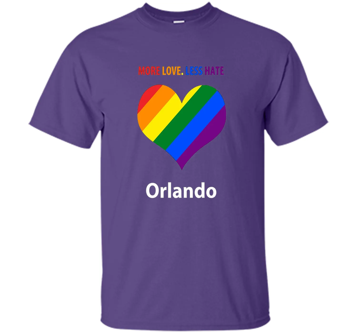 Pray For Orlando LGBT Pulse Pride Heart T-shirt