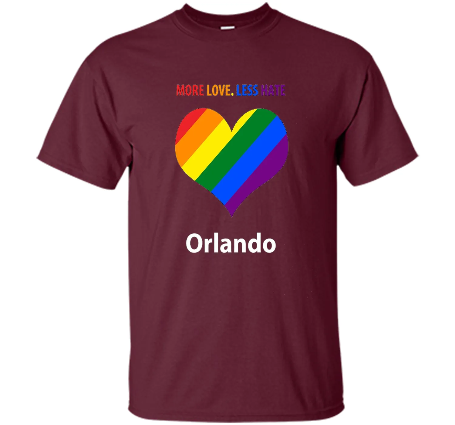 Pray For Orlando LGBT Pulse Pride Heart T-shirt