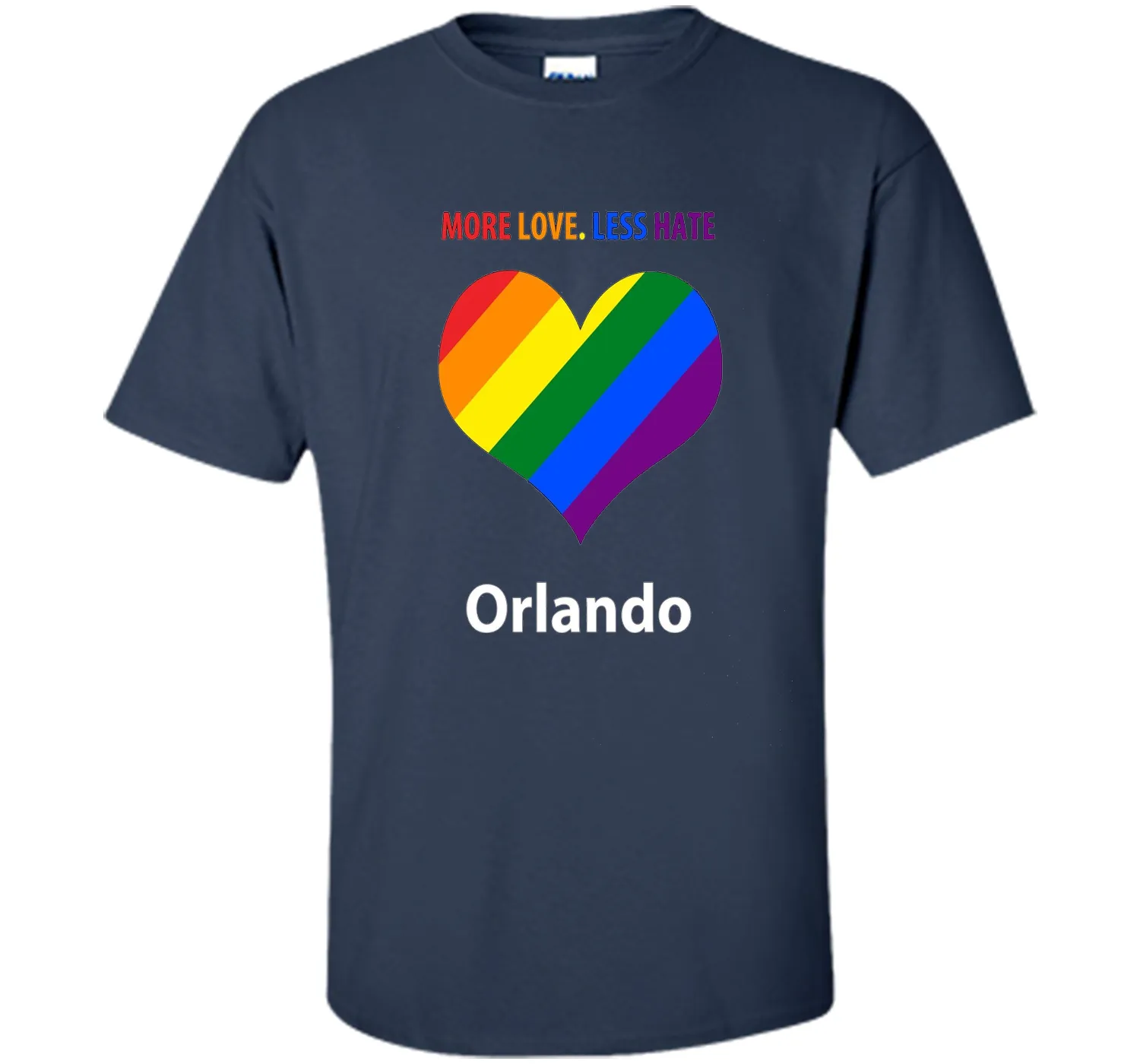 Pray For Orlando LGBT Pulse Pride Heart T-shirt