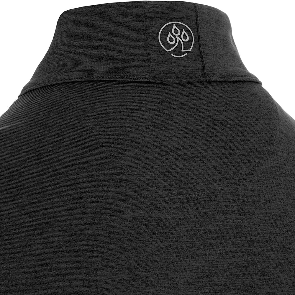 ProQuip Ladies Emma Melange 1/4 Zip Pullover - Black