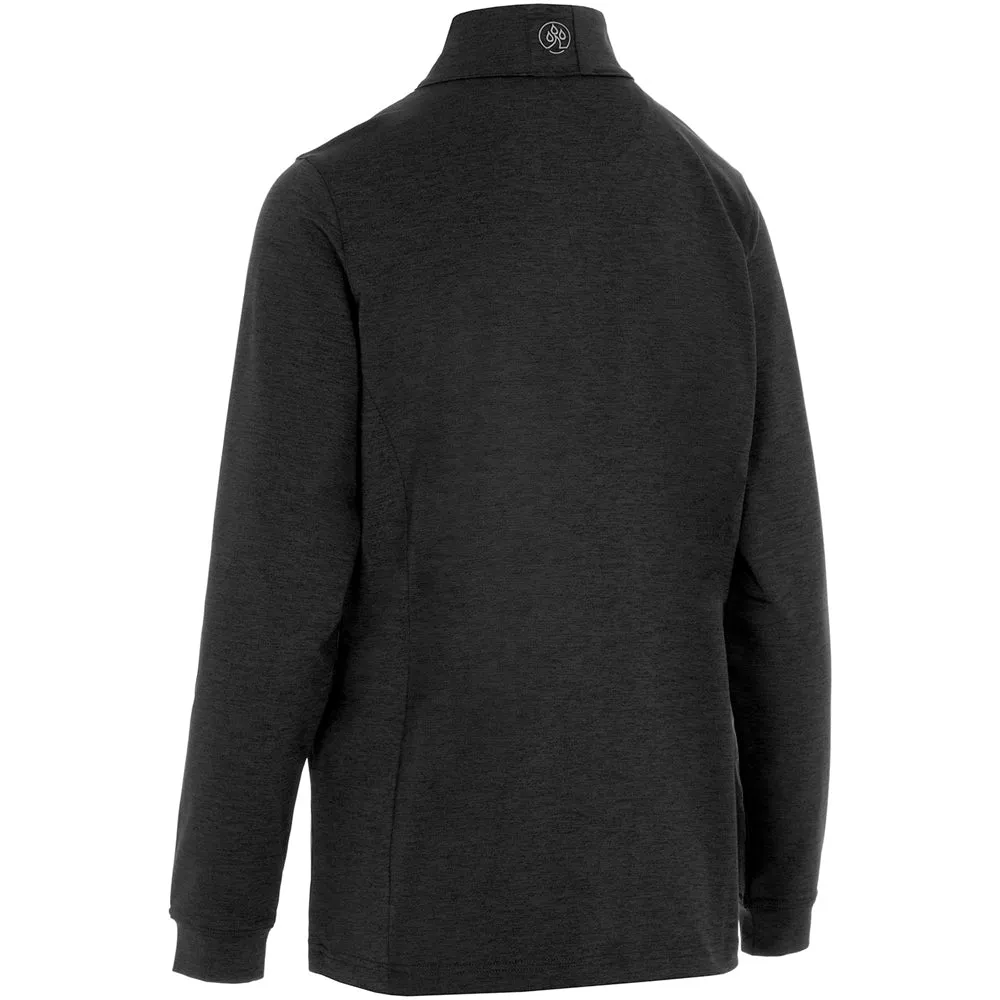 ProQuip Ladies Emma Melange 1/4 Zip Pullover - Black