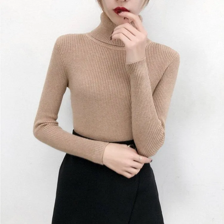 Pullover Turtleneck Pullover Sweater