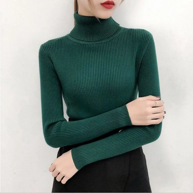 Pullover Turtleneck Pullover Sweater