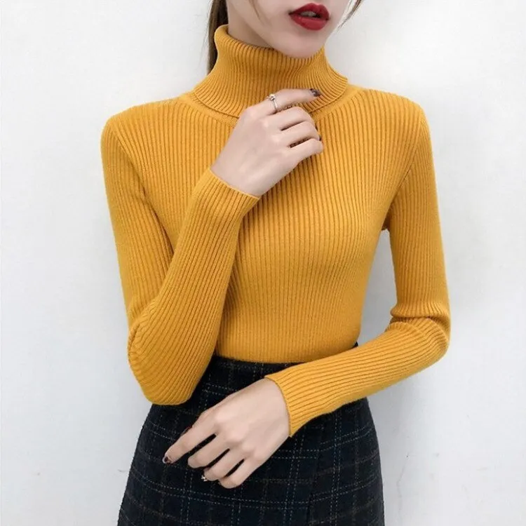 Pullover Turtleneck Pullover Sweater