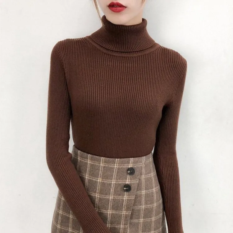 Pullover Turtleneck Pullover Sweater