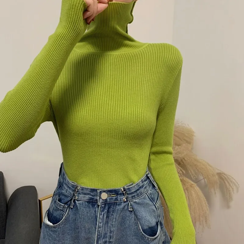 Pullover Turtleneck Pullover Sweater