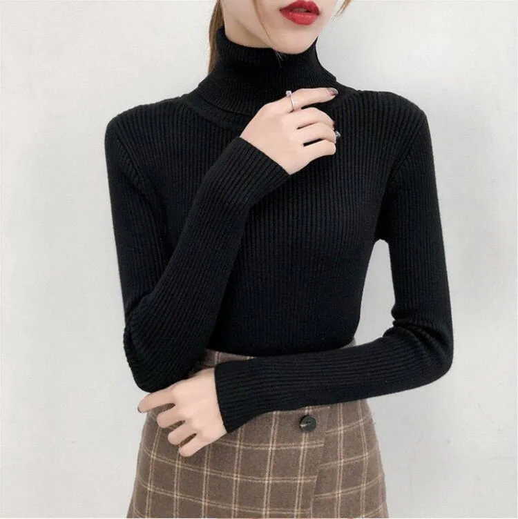 Pullover Turtleneck Pullover Sweater