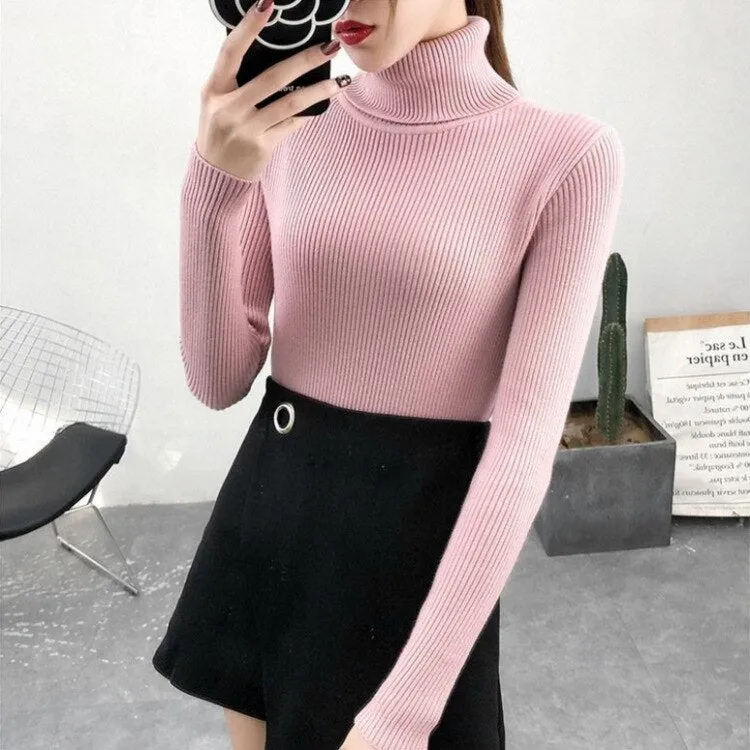 Pullover Turtleneck Pullover Sweater