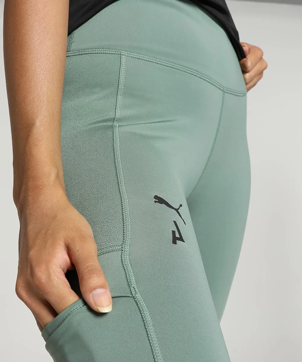 Puma Women's Fitted Leggings (523226_Eucalyptus