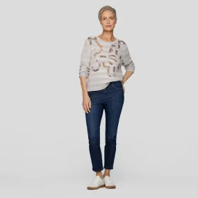 Rabe Roundneck Pullover | Vanilla