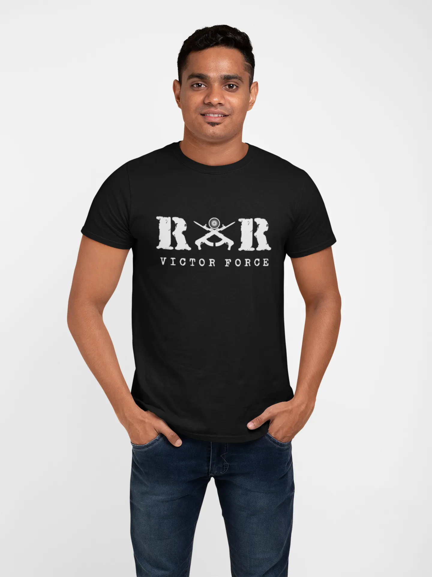 Rashtriya Rifles T-shirt - RR Victor Force ( Men)