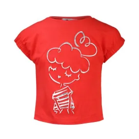 RED GRAPHIC SHORT SLEEVE T-SHIRT