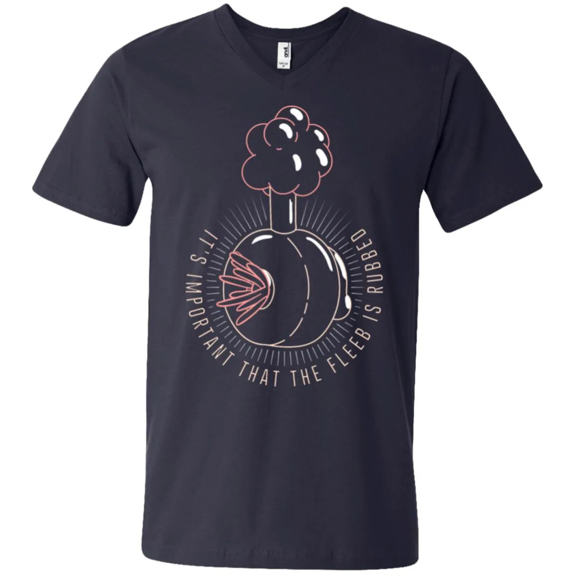 Rick And Morty Plumbus Men V-Neck T-Shirt