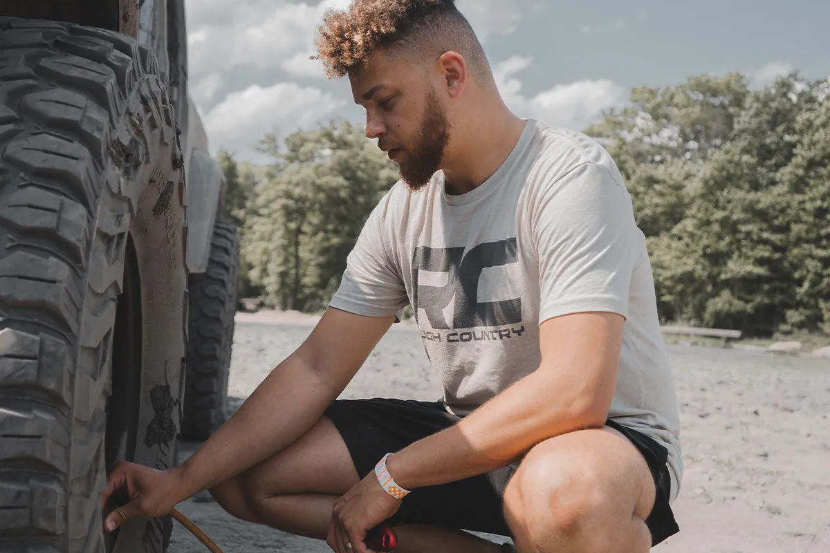Rough Country T-Shirt - Logo - Grey - 3XL