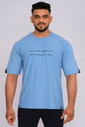 Rudestyle HD oversized T-Shirt - Maya Blue
