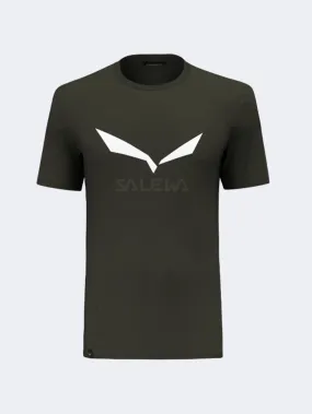 Salewa Solidlogo Dri-Release Men Hiking T-Shirt Dark Olive