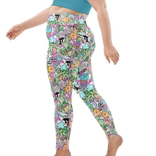 Spacefish Army Eco-Friendly Candy Octopus Leggings