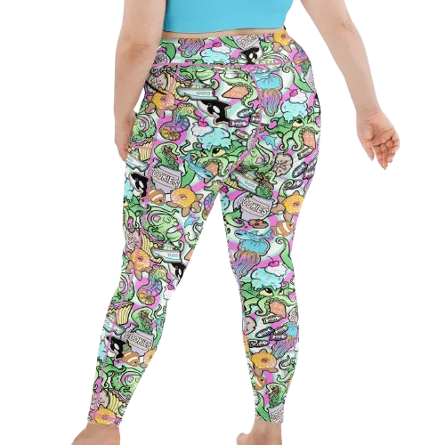 Spacefish Army Eco-Friendly Candy Octopus Leggings