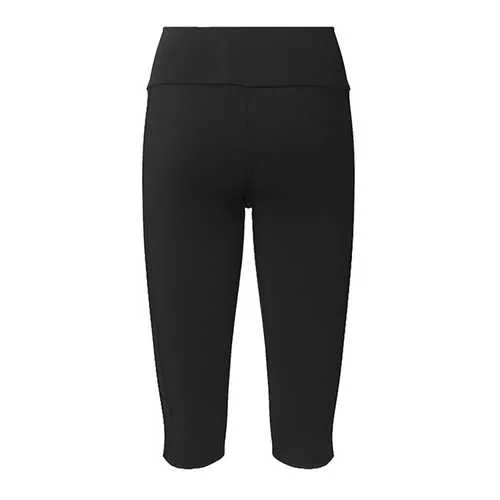 Sports Casual Women Mesh Patchwork High Waist Cropped Leggings