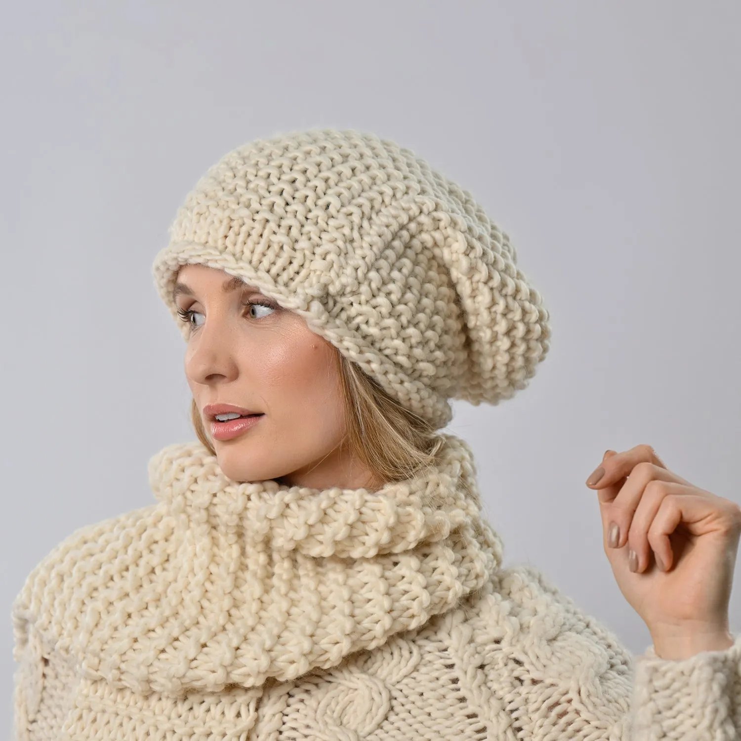 Sunday Knitting Kit - Scarf & Beanie Hat