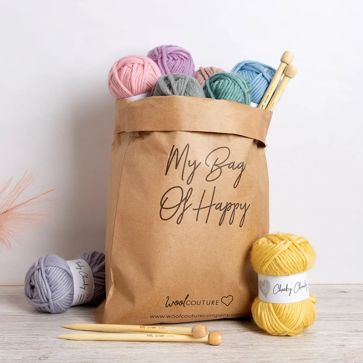 Sunday Knitting Kit - Scarf & Beanie Hat