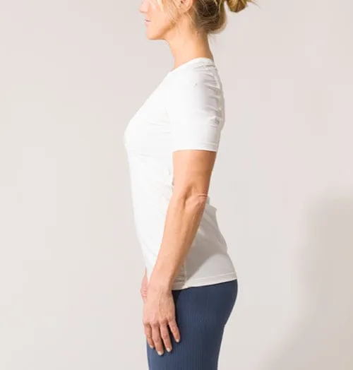 Swedish Posture - Women's Posture T-Shirt Posture Corrector Black or White