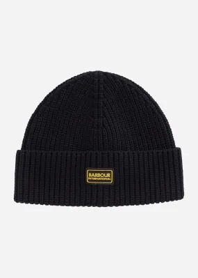 Sweeper legacy knit beanie - black