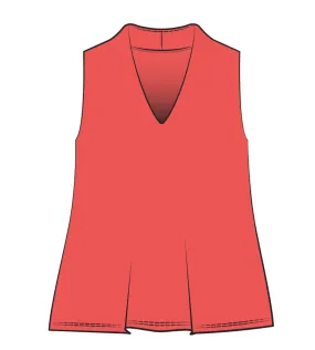 Sympli Deep V Trapeze Tunic 21191G
