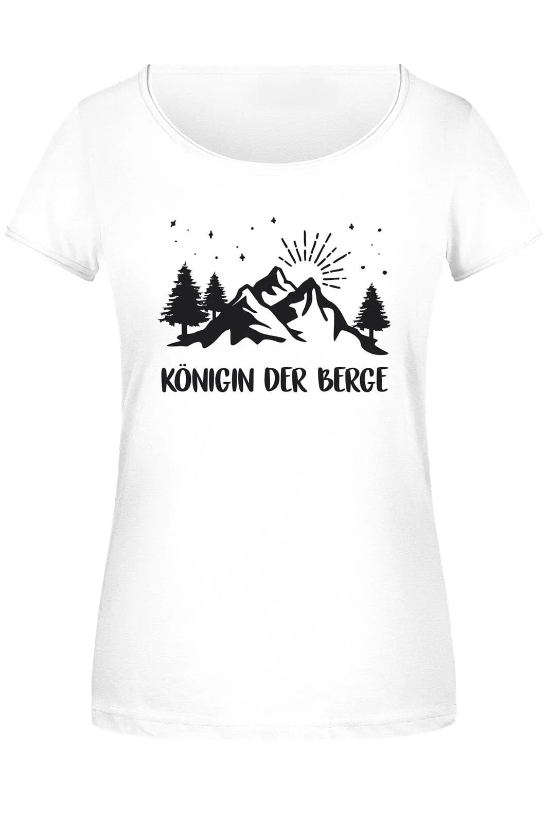 T-Shirt Damen - Königin der Berge