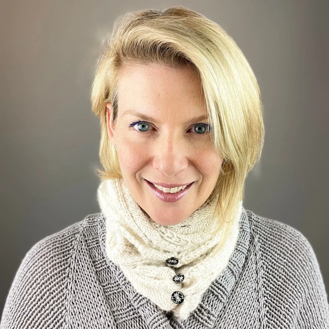 Tanglewood Chevron Scarf Knitting Kit | Tanglewood Cashmere & Knitting Pattern (#182-1)