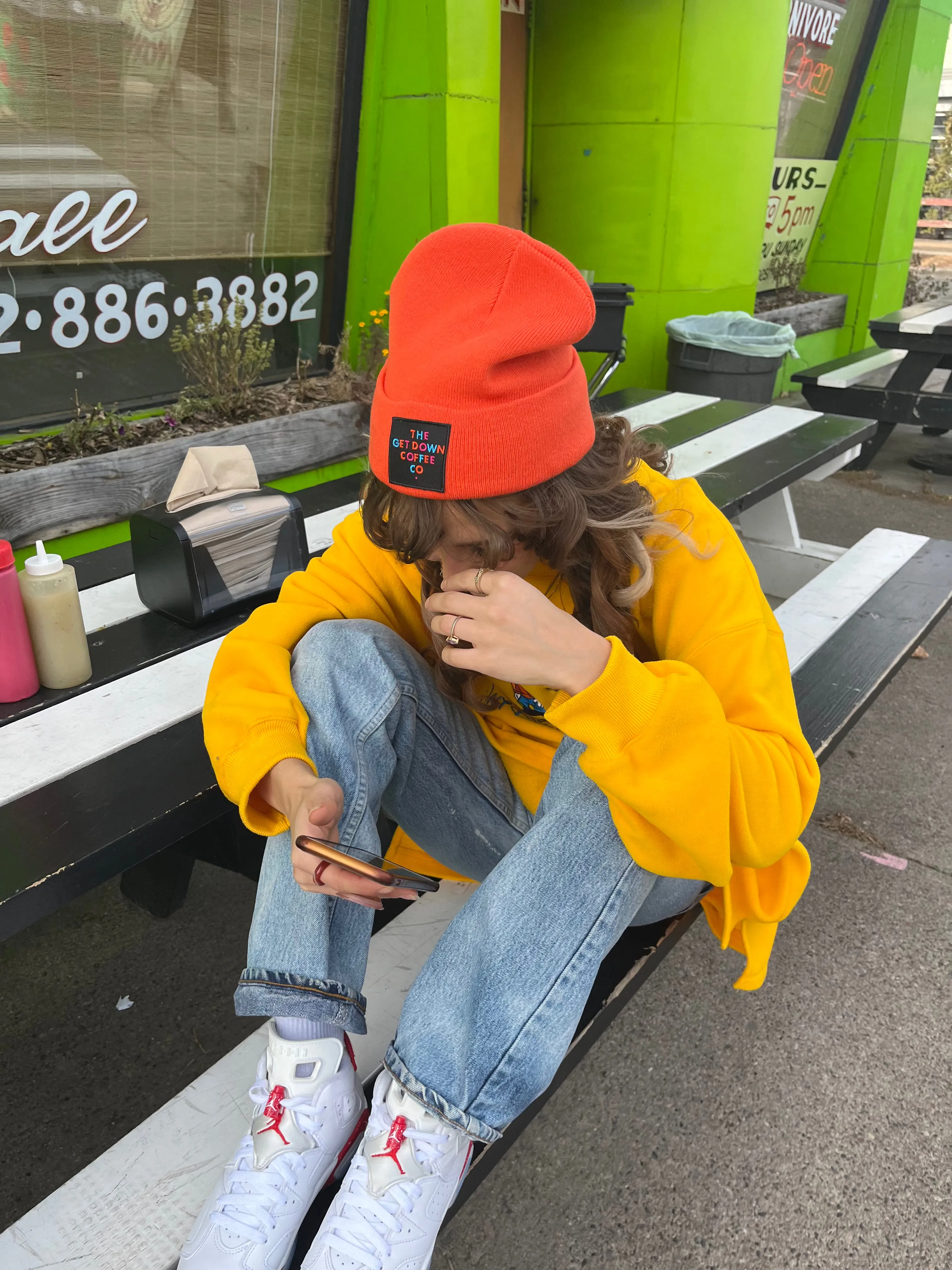 The Get Down Coffee Co. Cuffed Beanie