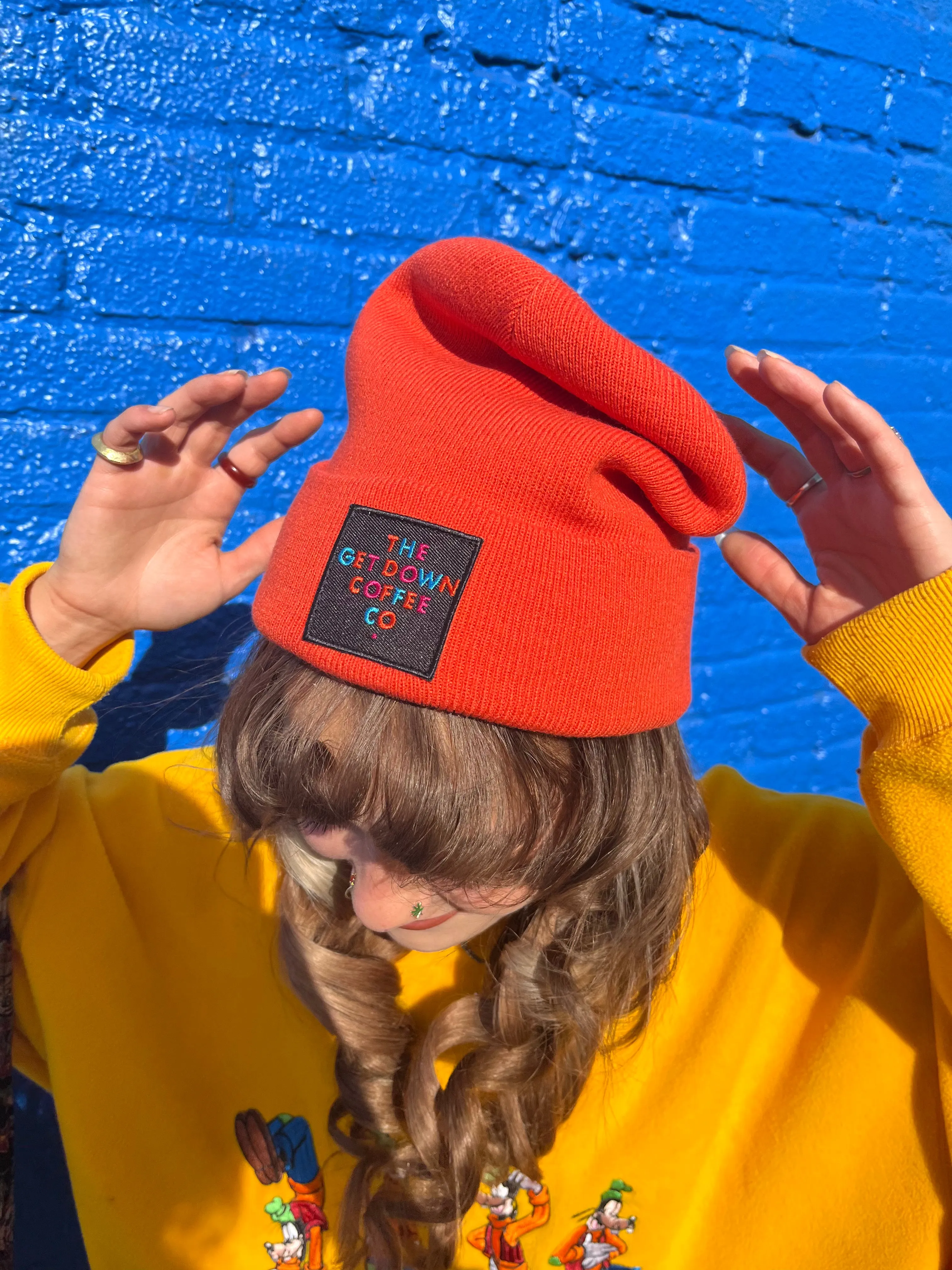 The Get Down Coffee Co. Cuffed Beanie