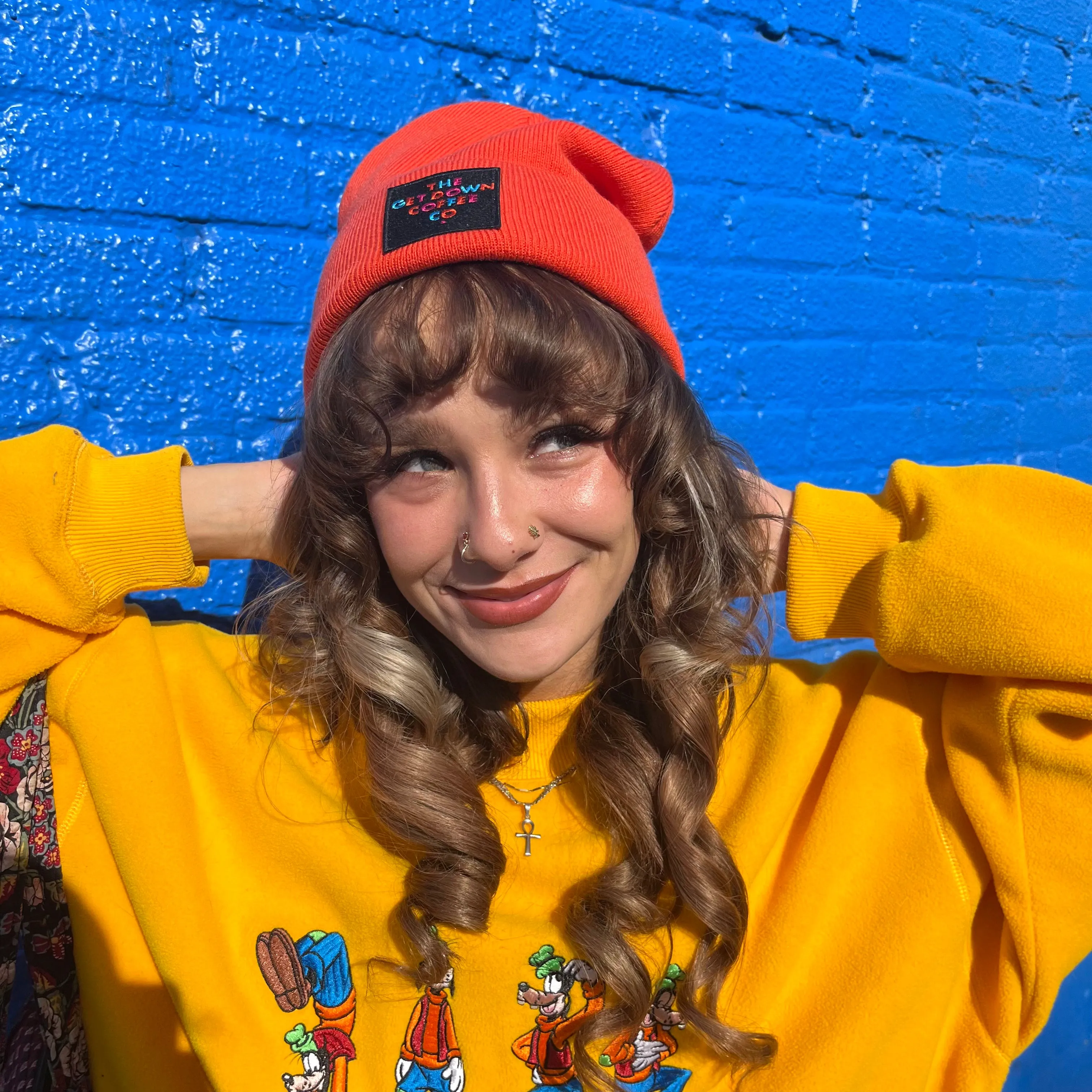 The Get Down Coffee Co. Cuffed Beanie