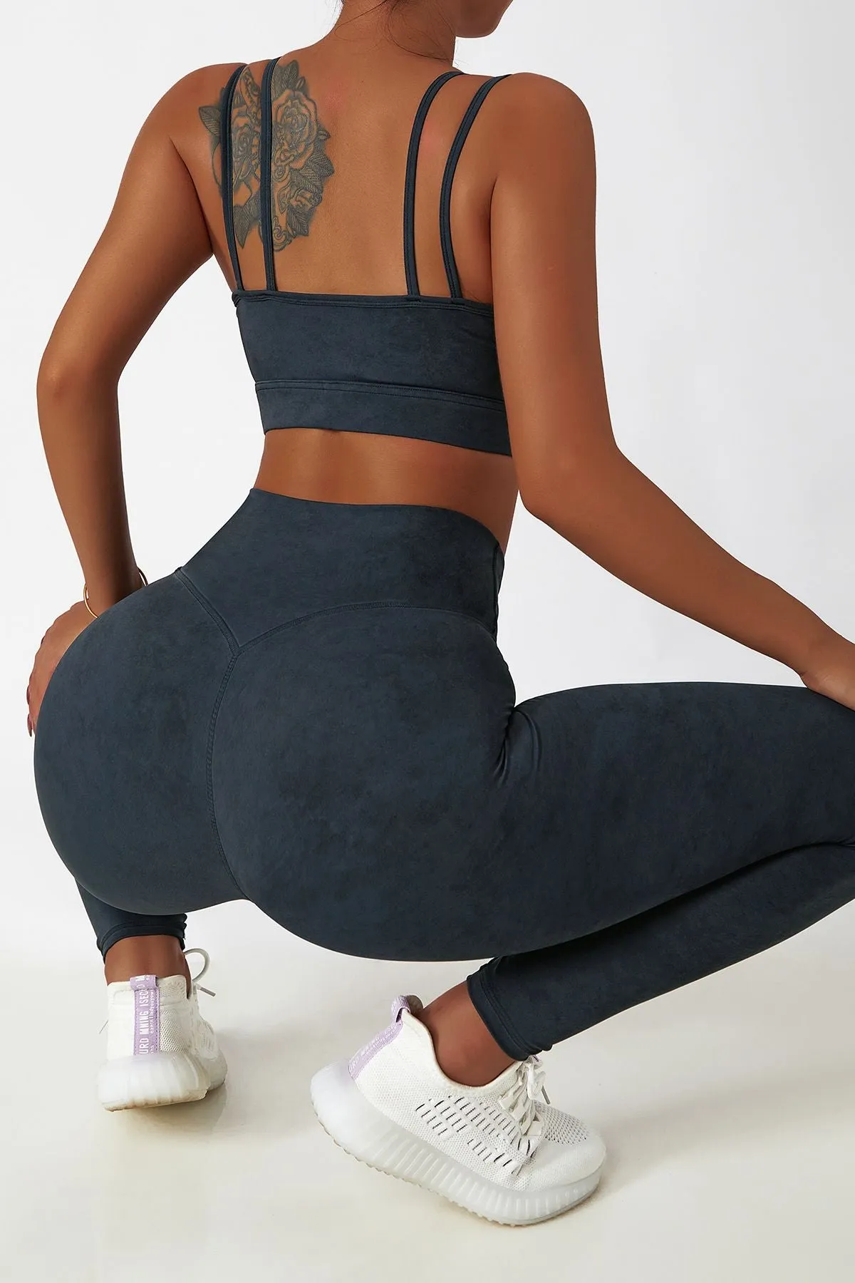 Tie Dye High-Waist Ankle Leggings