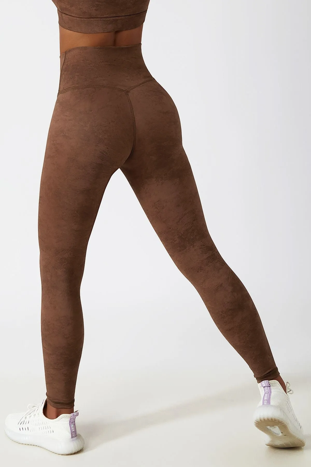 Tie Dye High-Waist Ankle Leggings