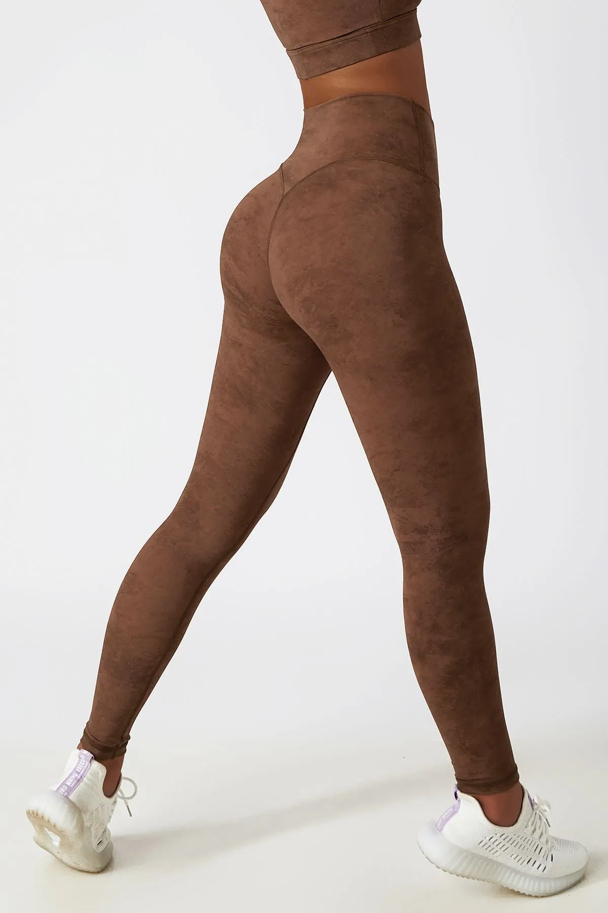Tie Dye High-Waist Ankle Leggings